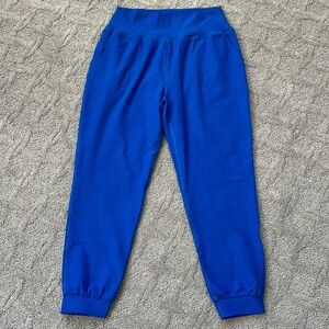 Beyond Yoga Spacedye Midi Jogger - size Large - Wayfinder Blue-Wave
